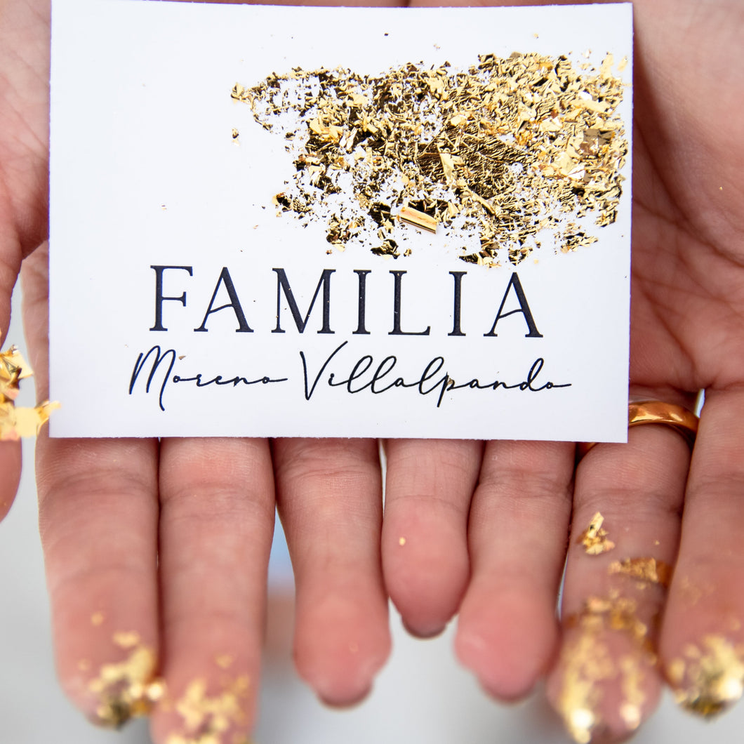 Tarjetas goldflakes (paquete de 27)